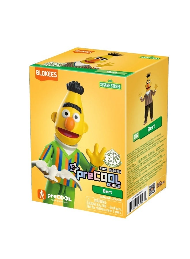 BLOKEES PreCool Bert Model Kit | Buildable Sesame Street Action Figure with Bird Accessory | Collectible Construction Toy for Kids Ages 3+ | Educational STEM Playset - Image 3